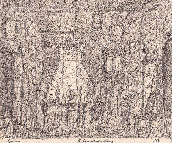 Ernst Lewinger Antiquitätenhandlung Kunsthandlung Kühne