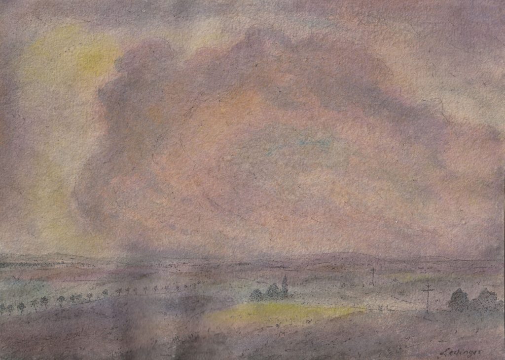 Ernst Lewinger Aufziehendes Gewitter Kunsthandlung Kühne