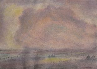 Aufziehendes Gewitter
