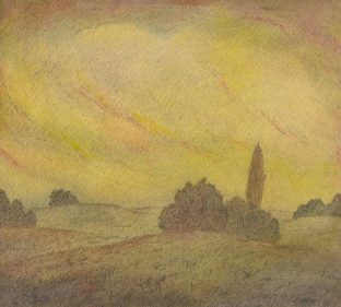 Hügelige Landschaft