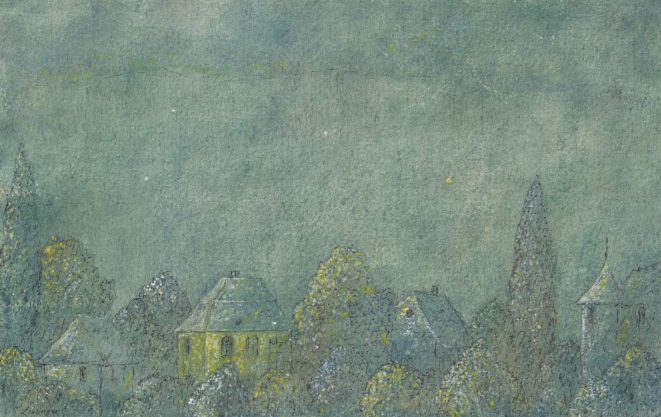 Ernst Lewinger Aussicht bei Nacht Kunsthandlung Kühne