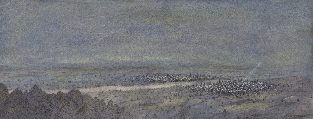 Ernst Lewinger Stadt an der Elbe Nachts Kunsthandlung Kühne