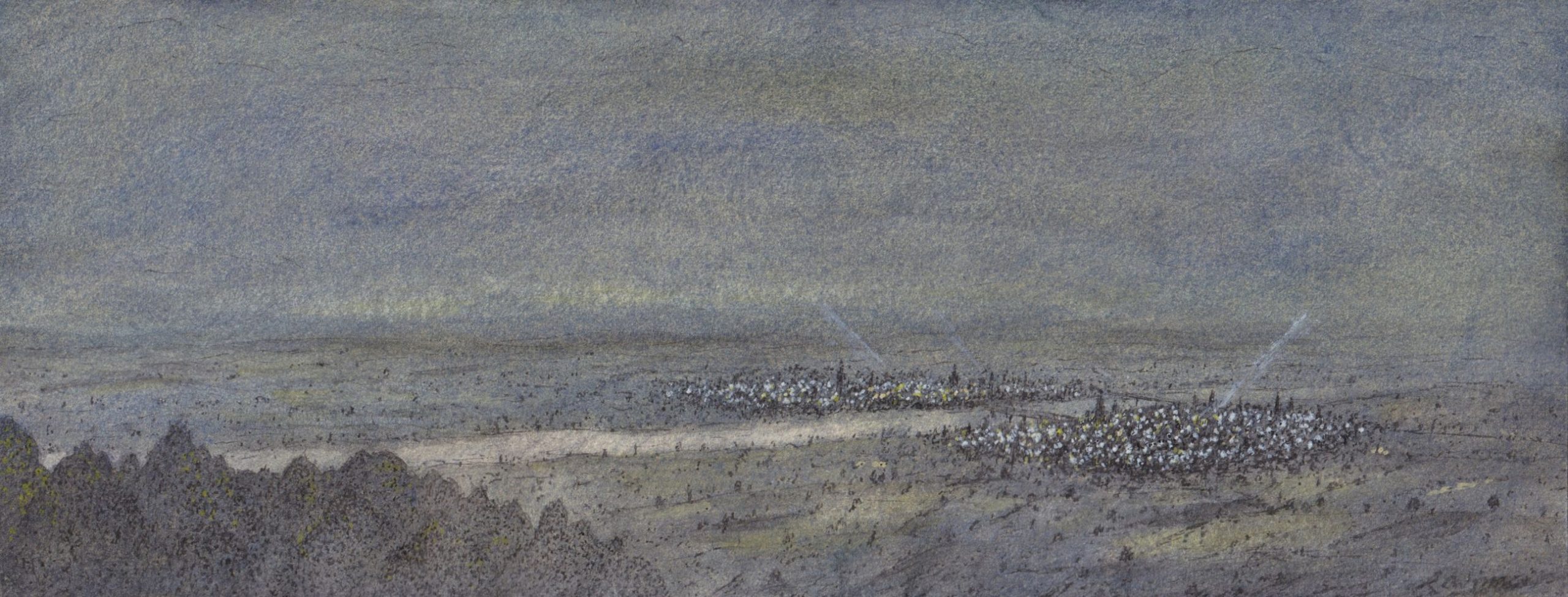Ernst Lewinger Stadt an der Elbe Nachts Kunsthandlung Kühne