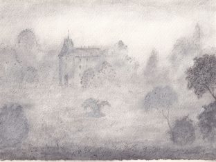 Schloss im Nebelpark