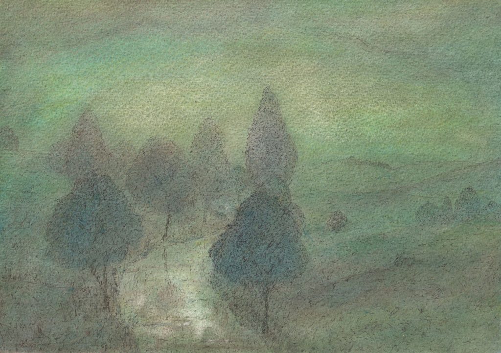 Ernst Lewinger Nebel in der Aue Kunsthandlung Kühne