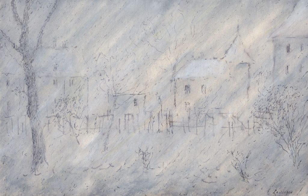 Ernst Lewinger Im Schneesturm Kunsthandlung Kühne