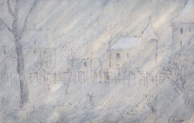 Ernst Lewinger Im Schneesturm Kunsthandlung Kühne