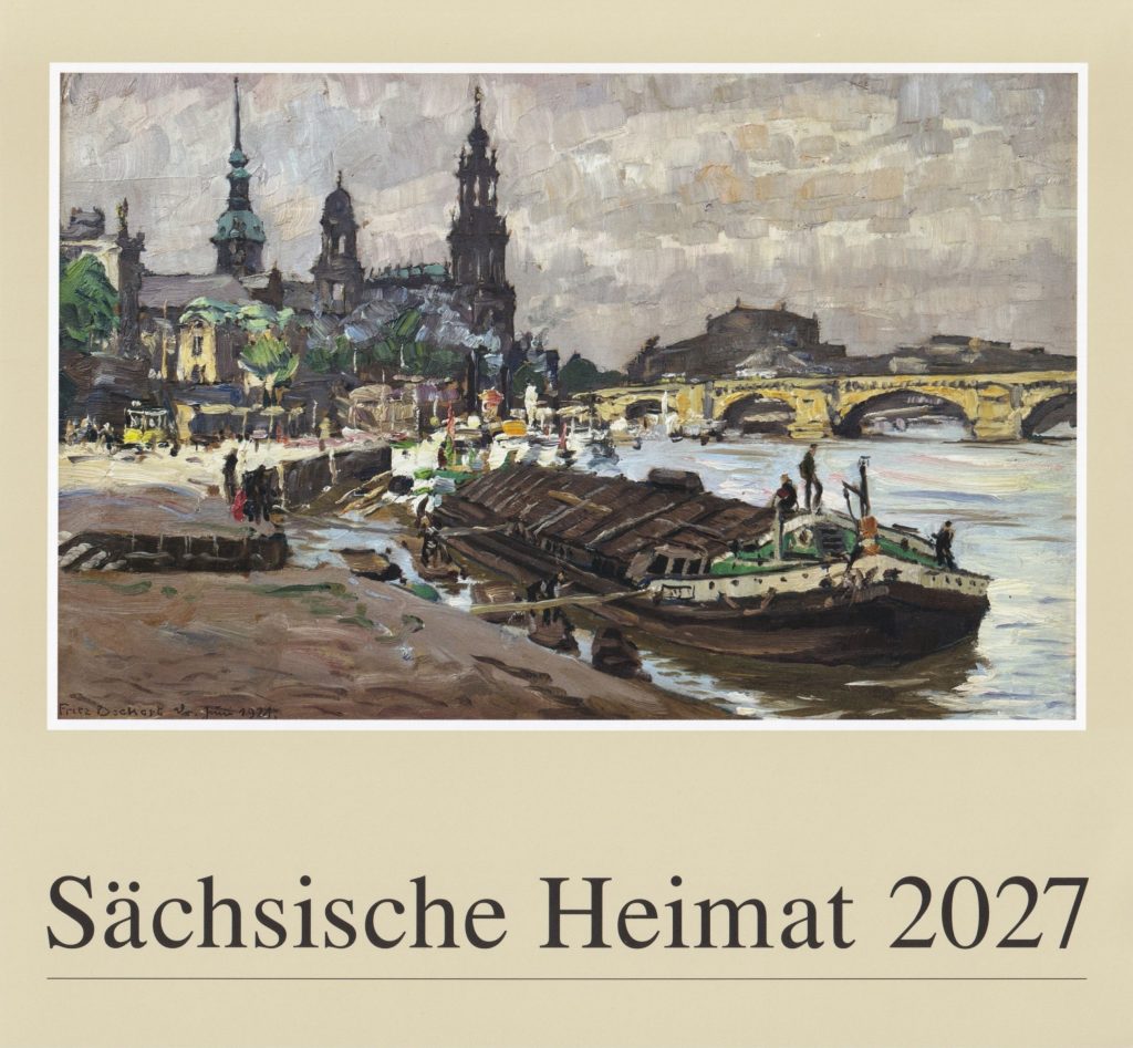 Kalender Sächsische Heimat 2027 Kunsthandlung Kühne